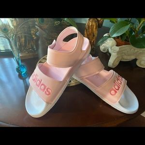 Adidas adilette sandals ( pink )